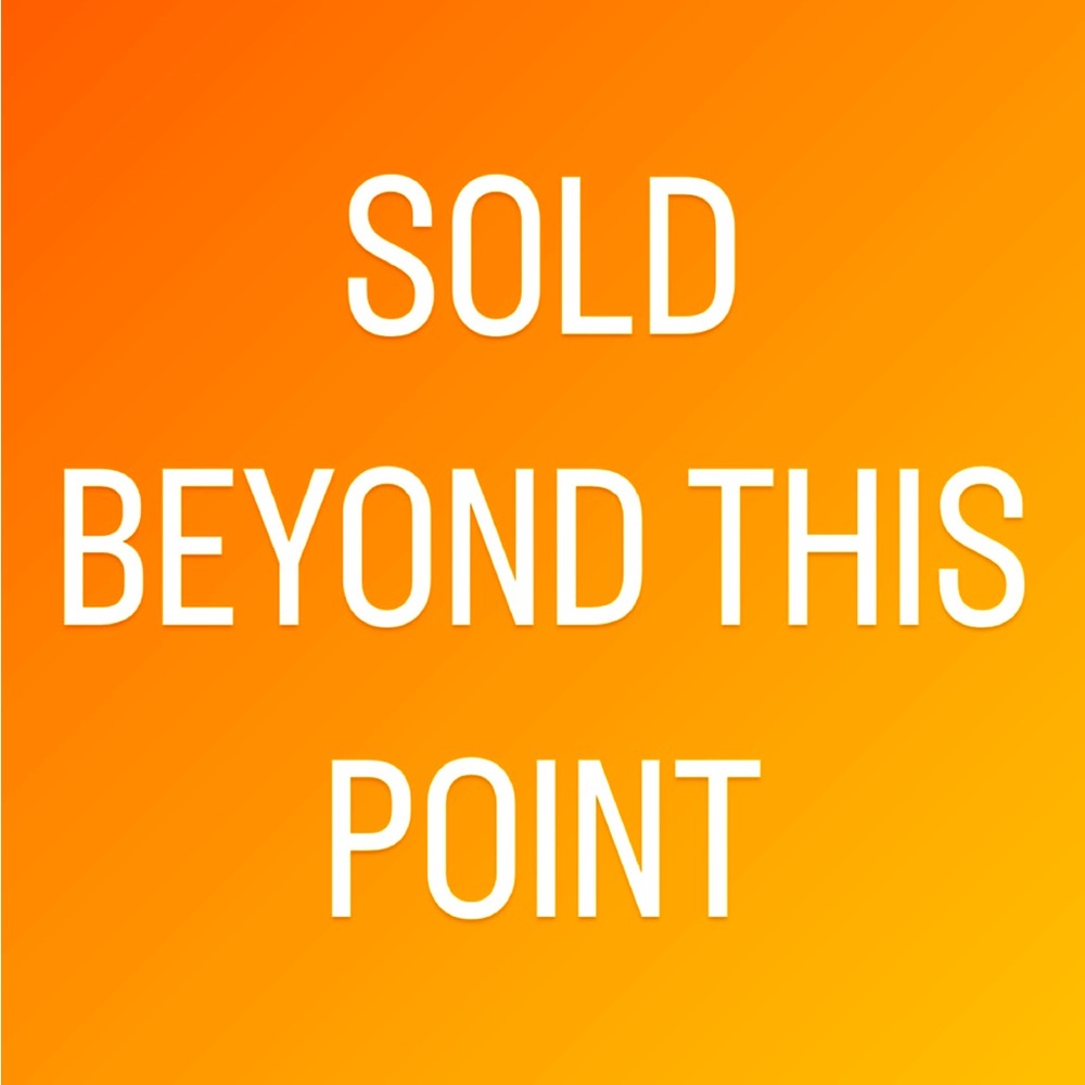 Items Sold beyond this point